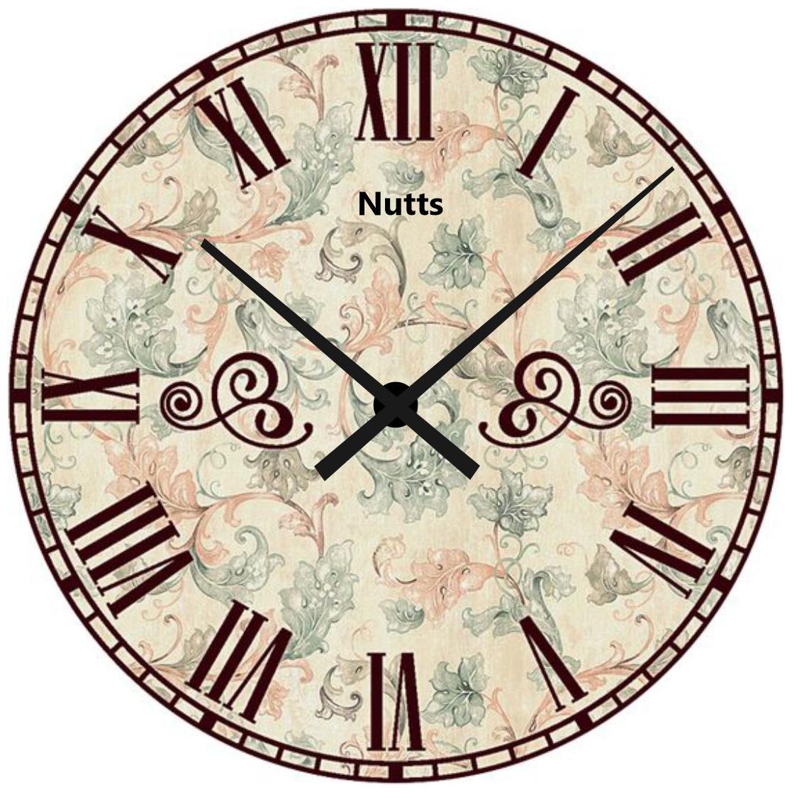 

Nutts vintage wall clock for home office