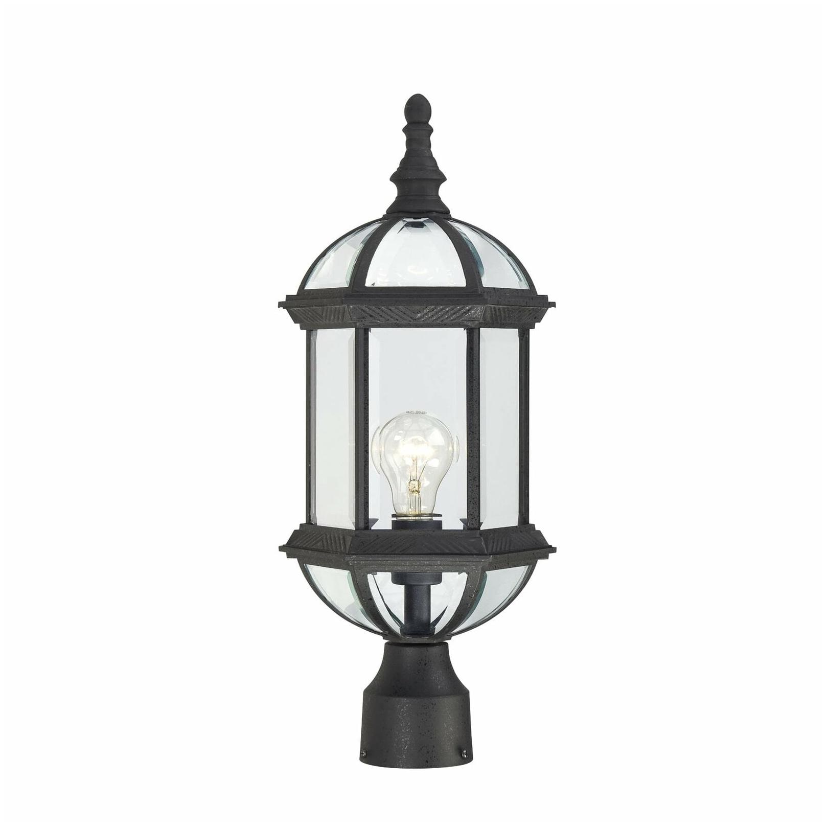 

Nuvo Boxwood 1-light Textured Black 19-inch Post Fixture Black