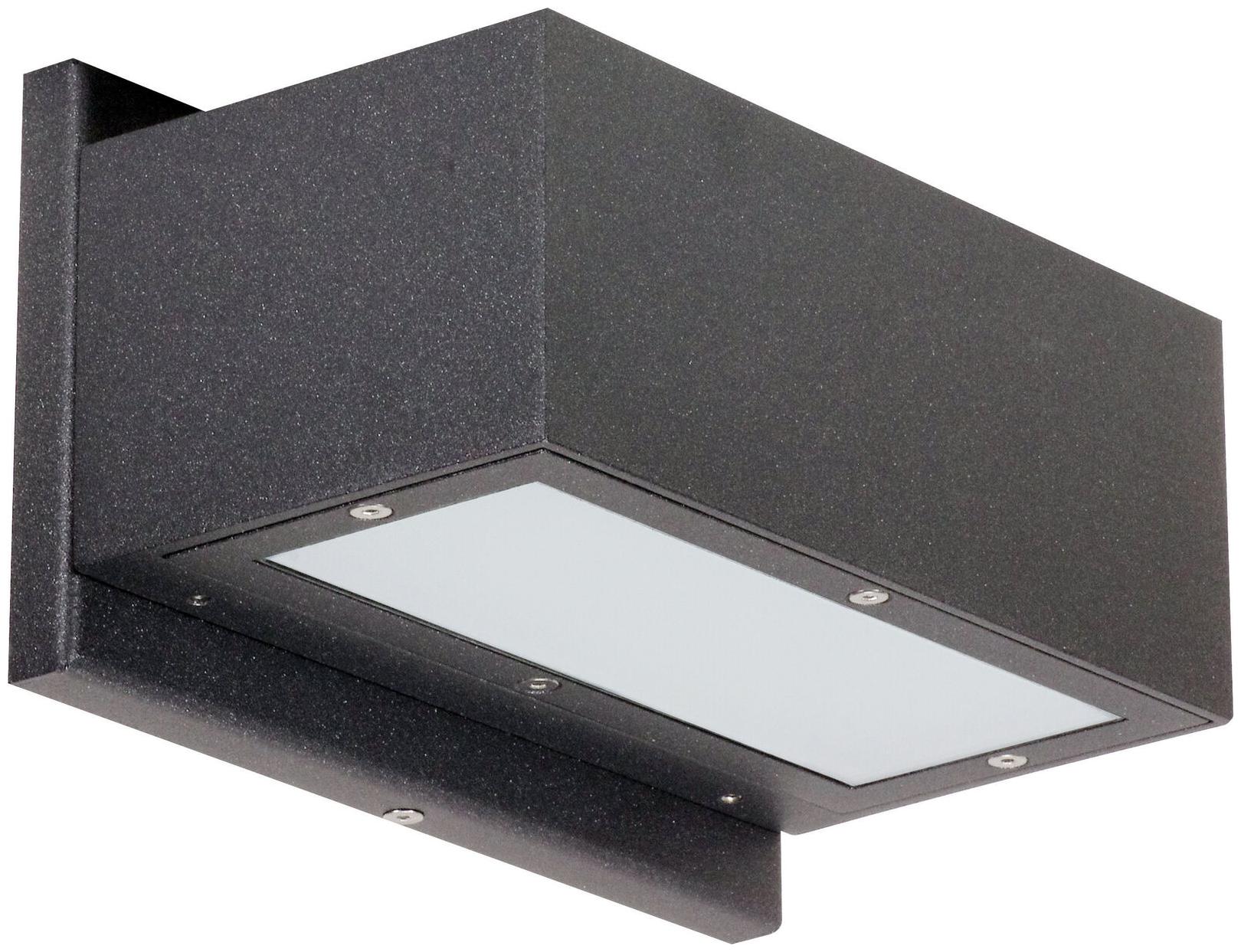 

Nuvo Verona LED Rectangular Up Down Fixture Anthracite Finish