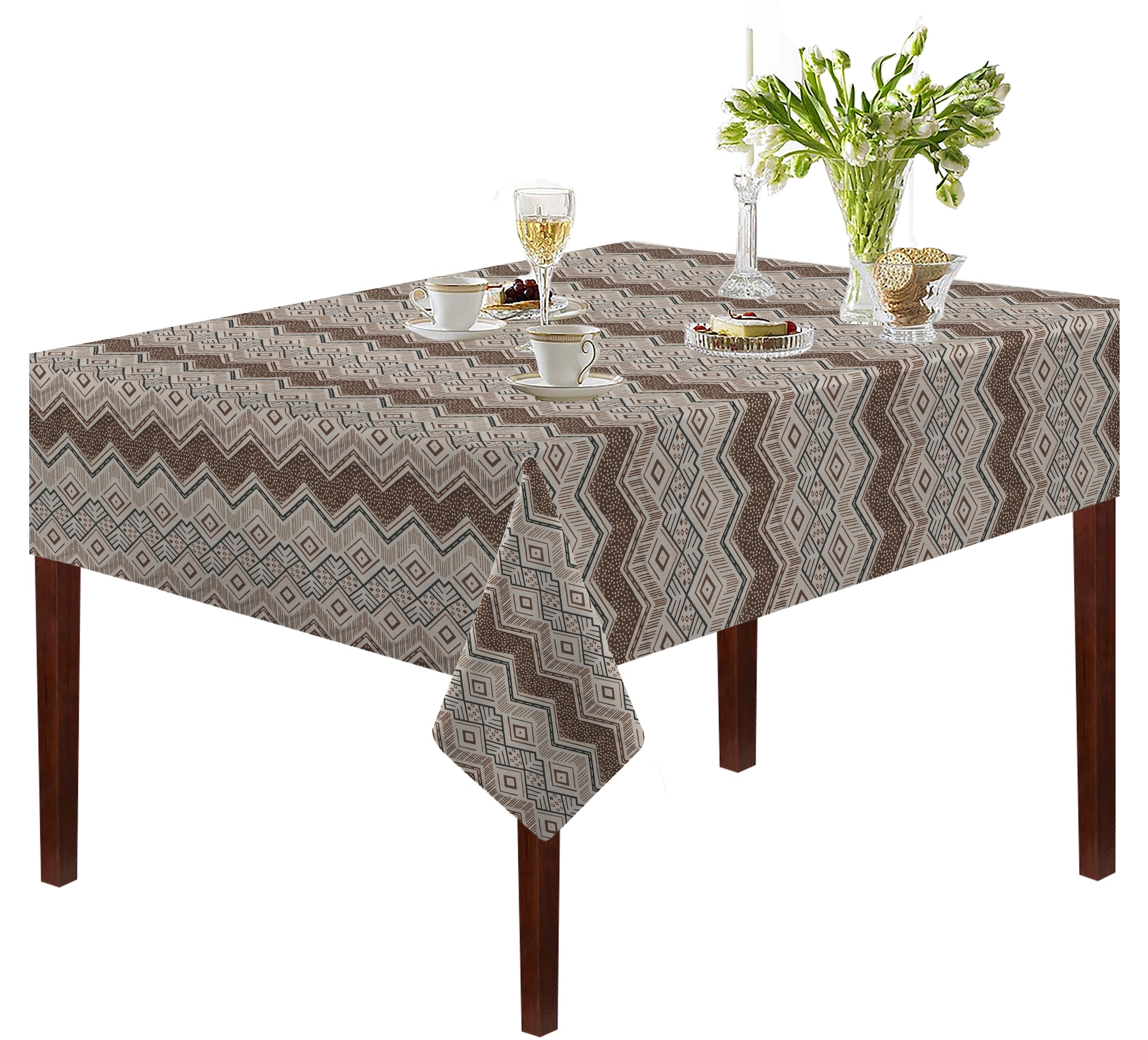 

Oasis Cotton Printed Table Cloth -2 Seater(Pack of 1)