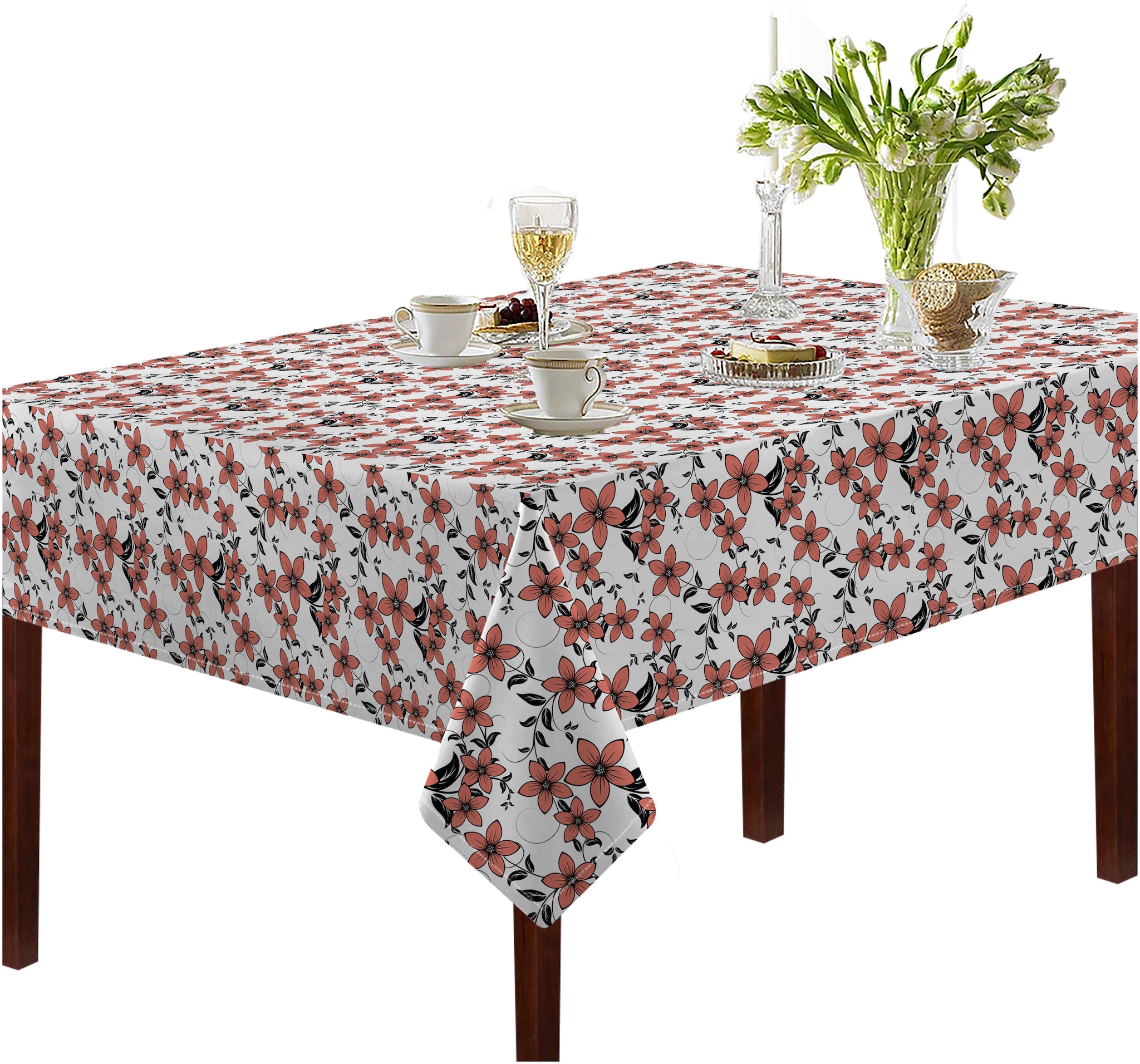 

Oasis Cotton Printed Table Cloth -4 Seater(Pack of 1)
