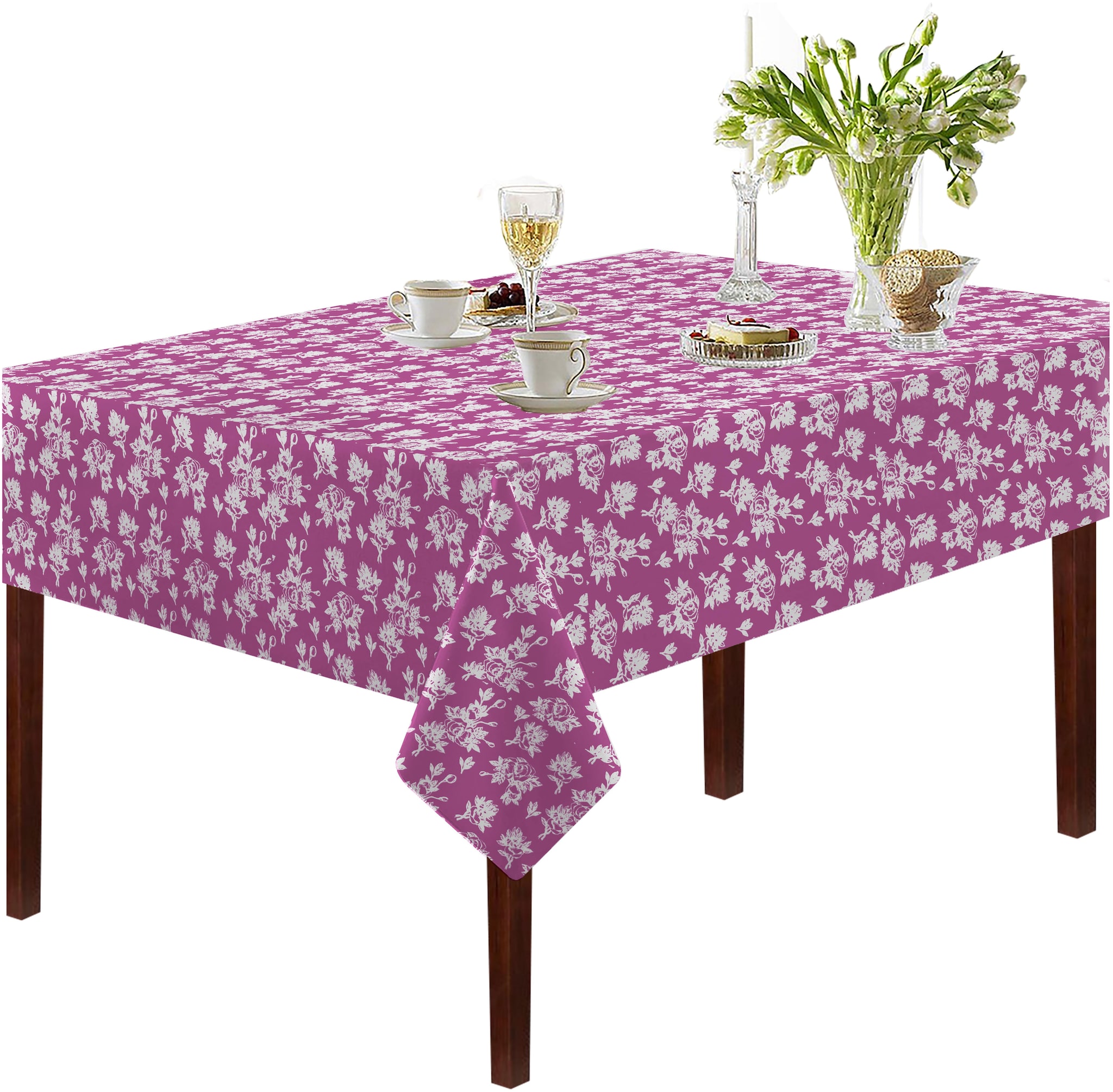 

Oasis Cotton Printed Table Cloth - 8 Seater(Pack of 1)