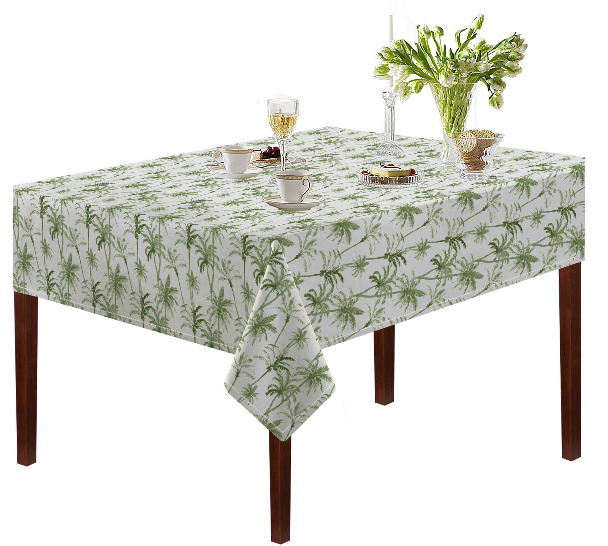 

Oasis Cotton Printed Table Cloth -2 Seater(Pack of 1)