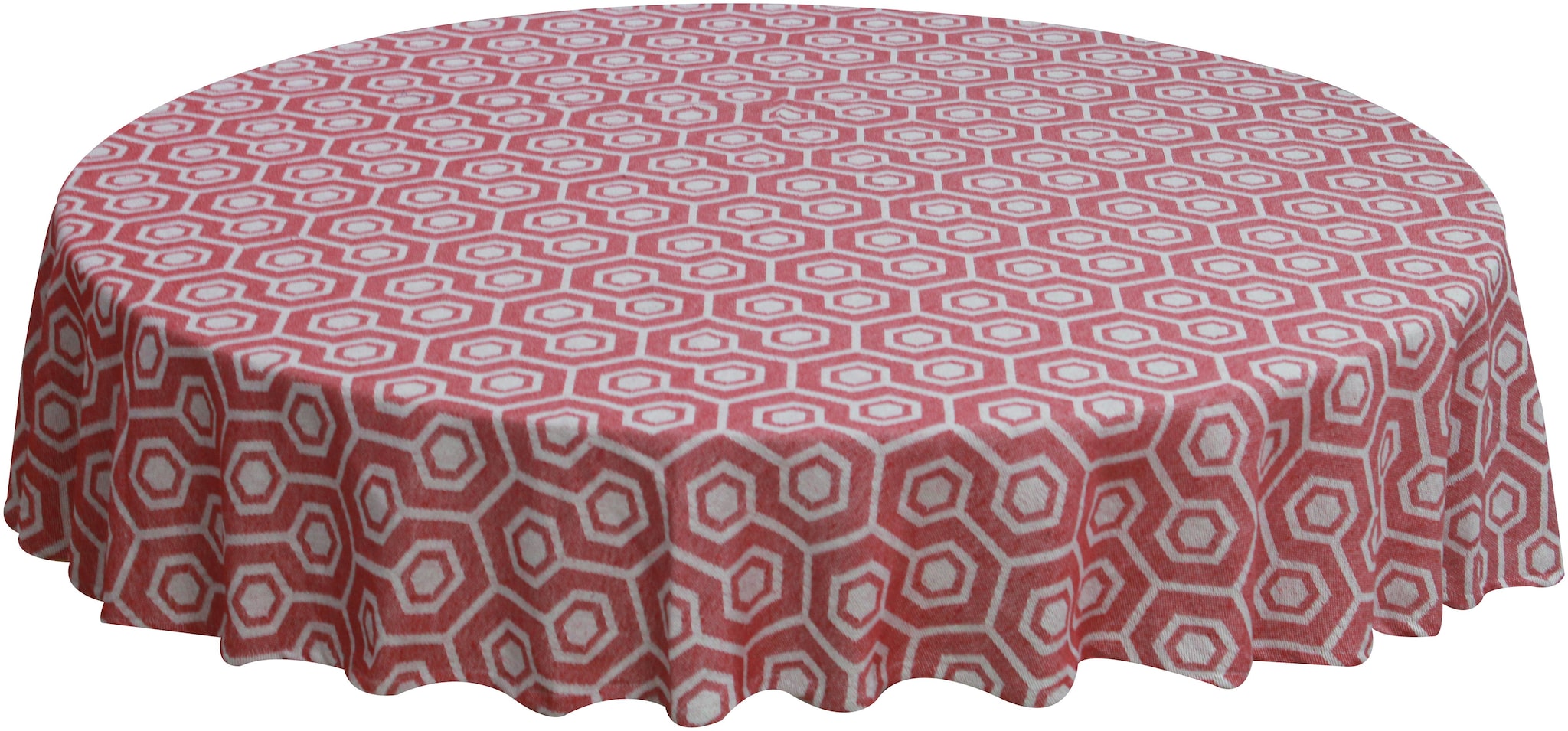 

Oasis Cotton Jacquard Round Table Cloth - 6 Seater(Pack of 1)