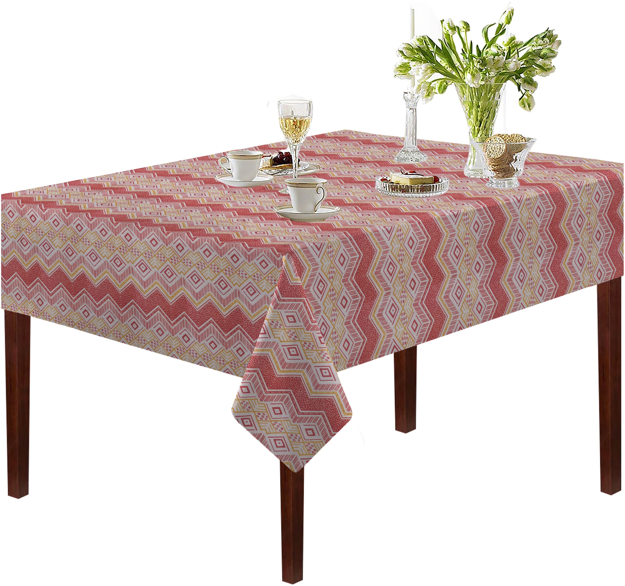 

Oasis Cotton Printed Table Cloth -4 Seater(Pack of 1)