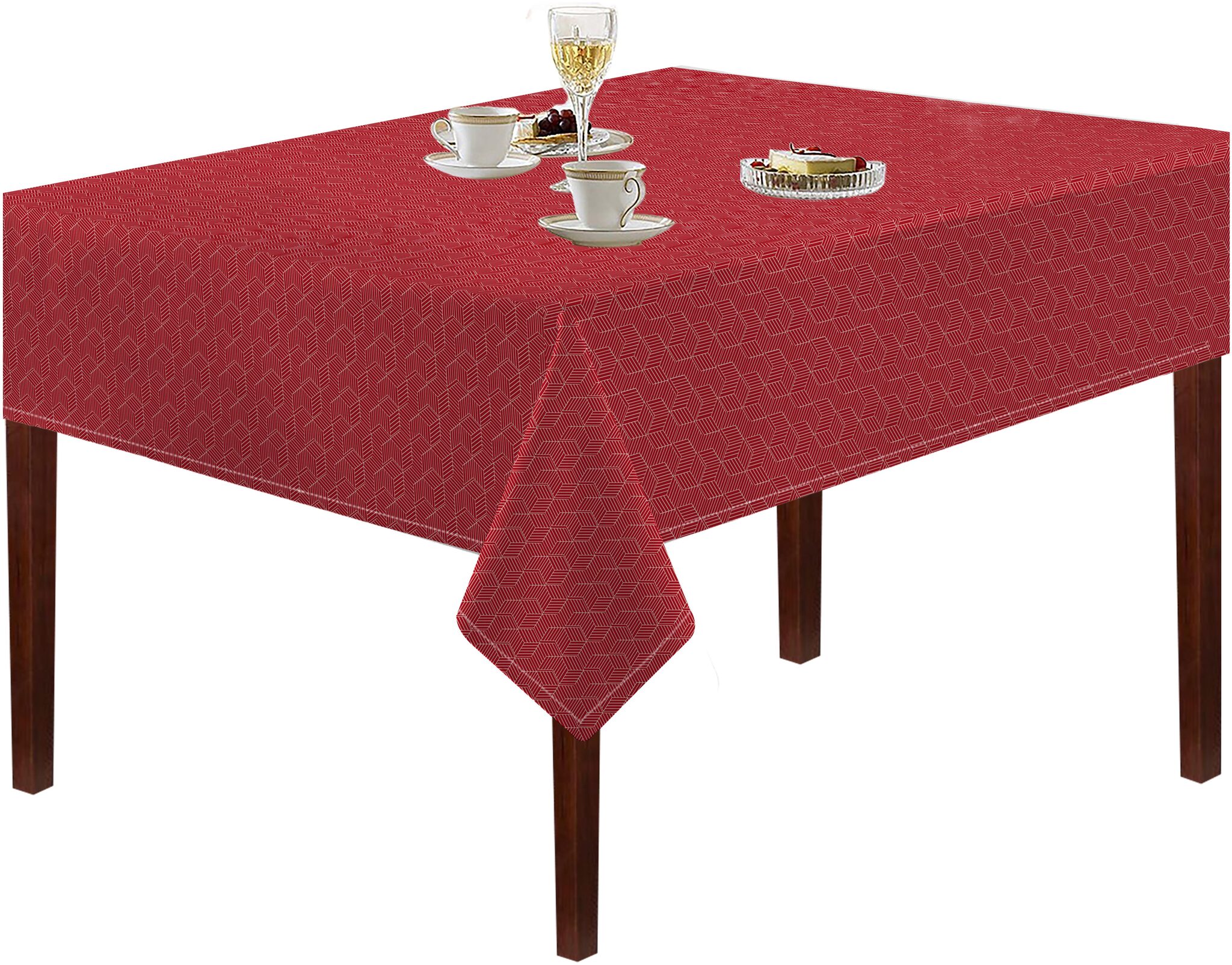 

Oasis Cotton Printed Table Cloth - 8 Seater(Pack of 1)