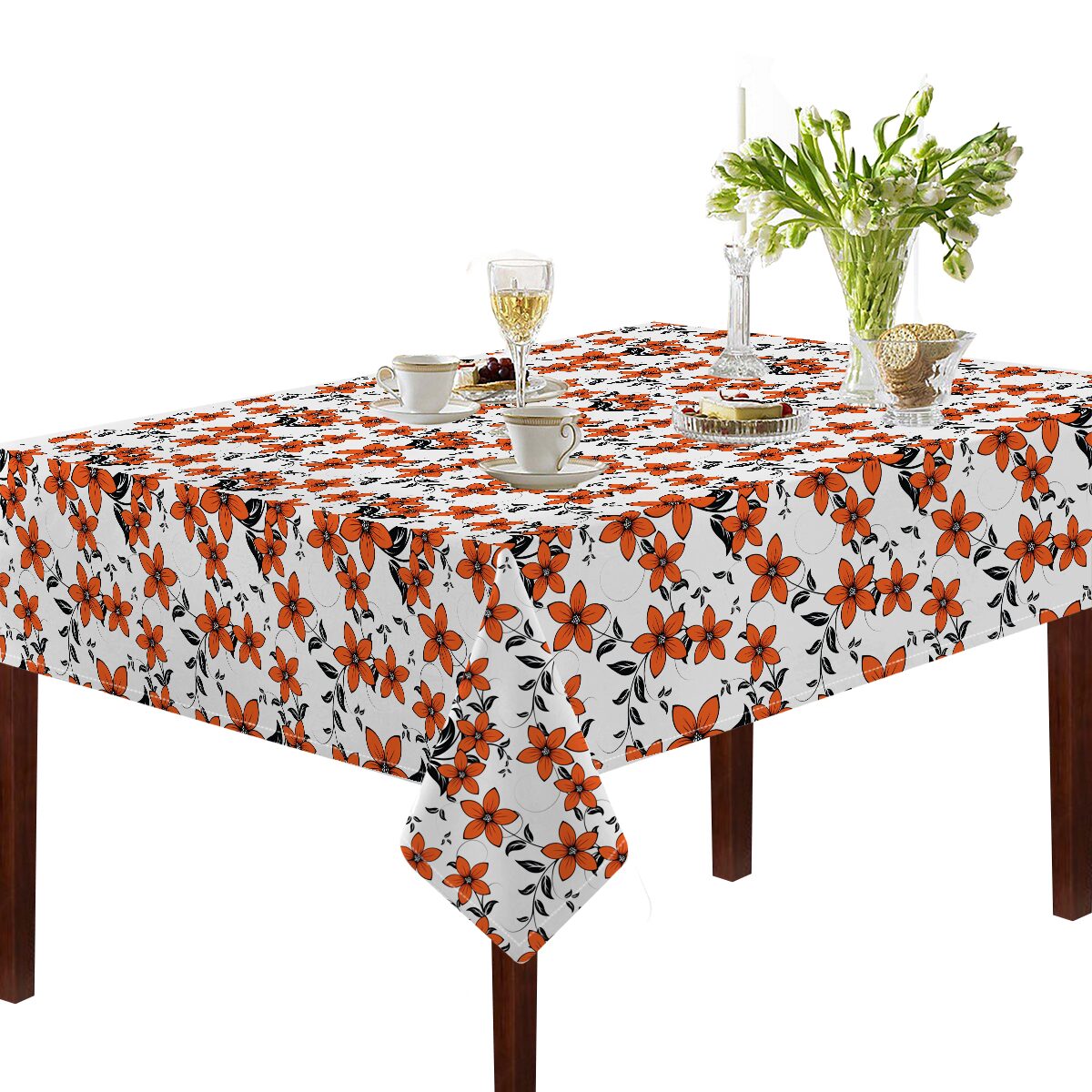 

Oasis Cotton Printed Table Cloth - (Pack of 1)