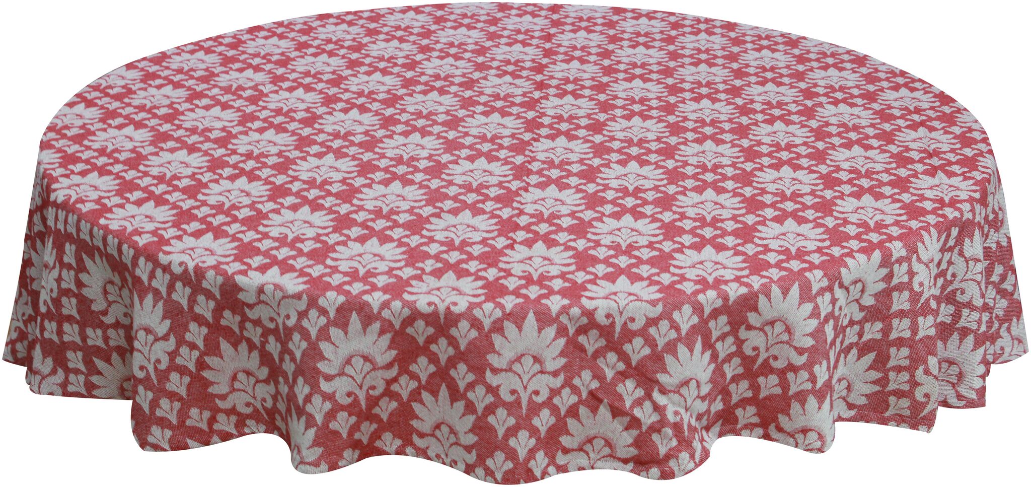 

Oasis Cotton Jacquard Round Table Cloth - 6 Seater(Pack of 1)