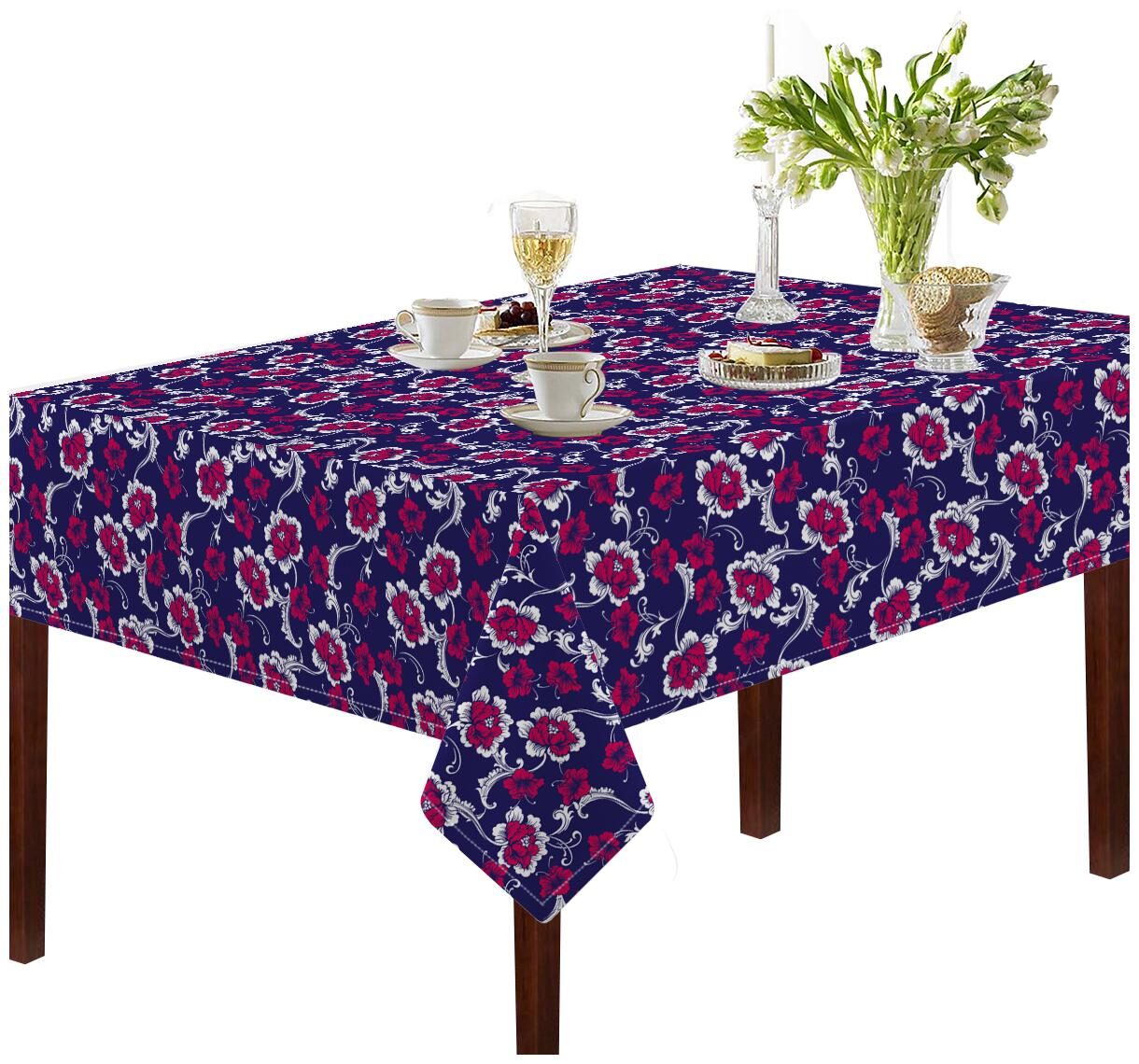 

Oasis Cotton Printed Table Cloth -2 Seater(Pack of 1)