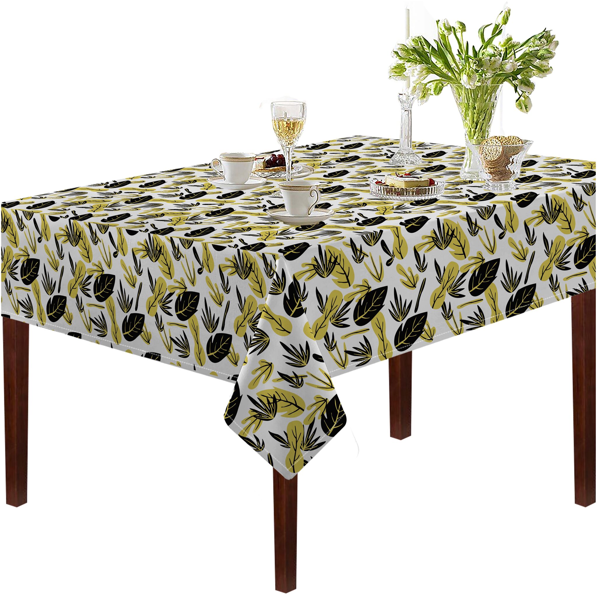 

Oasis Cotton Printed Table Cloth - 8 Seater(Pack of 1)