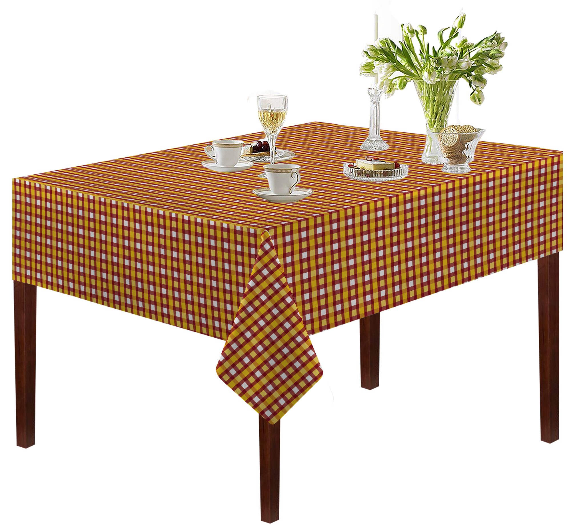 

Oasis Home Cotton YD Table Cloth-Checkered-2 Seater