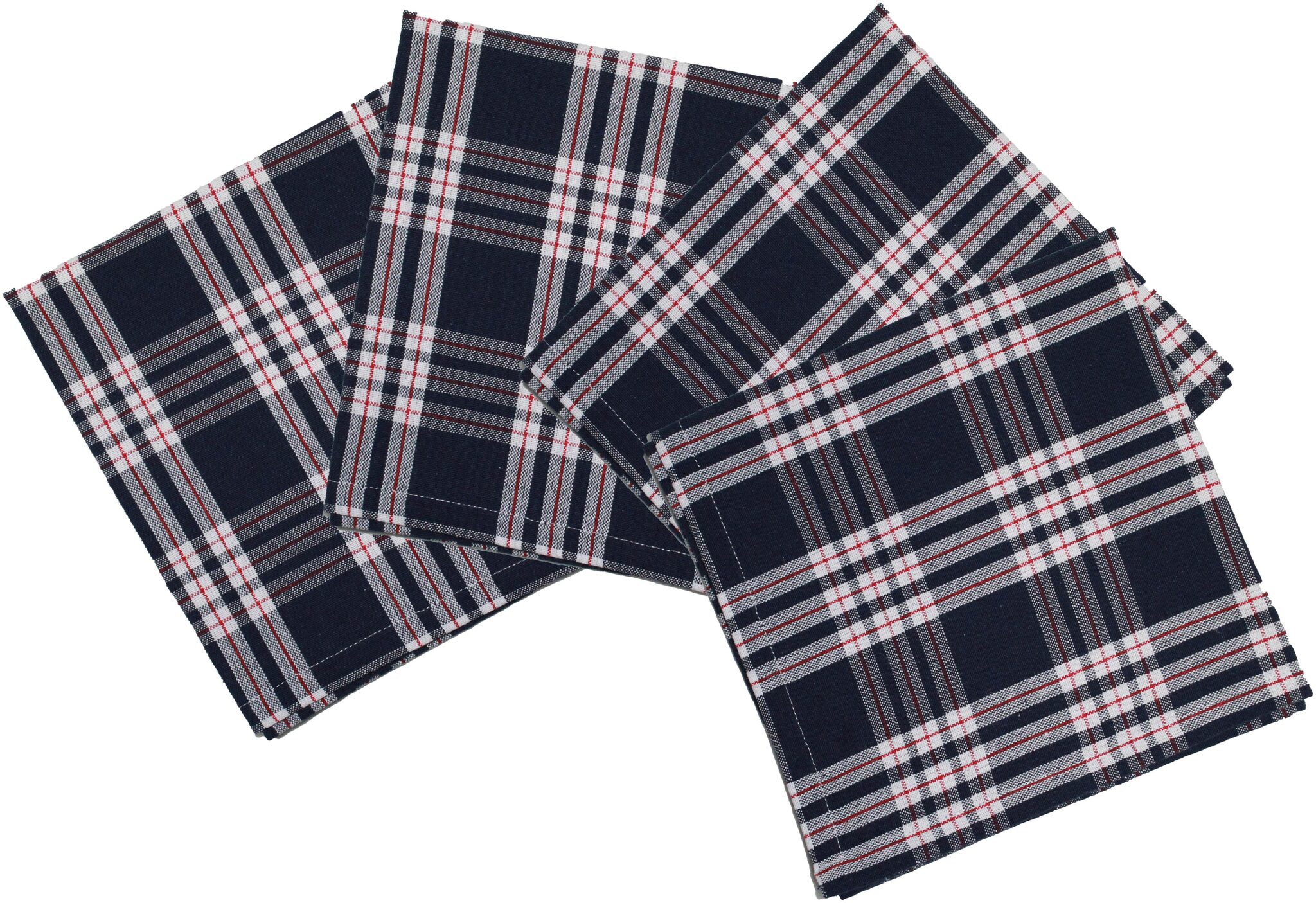 

Oasis Hometex Collection Premium Quality Cotton Yarn Dyed Napkins - ( Pack of 4)
