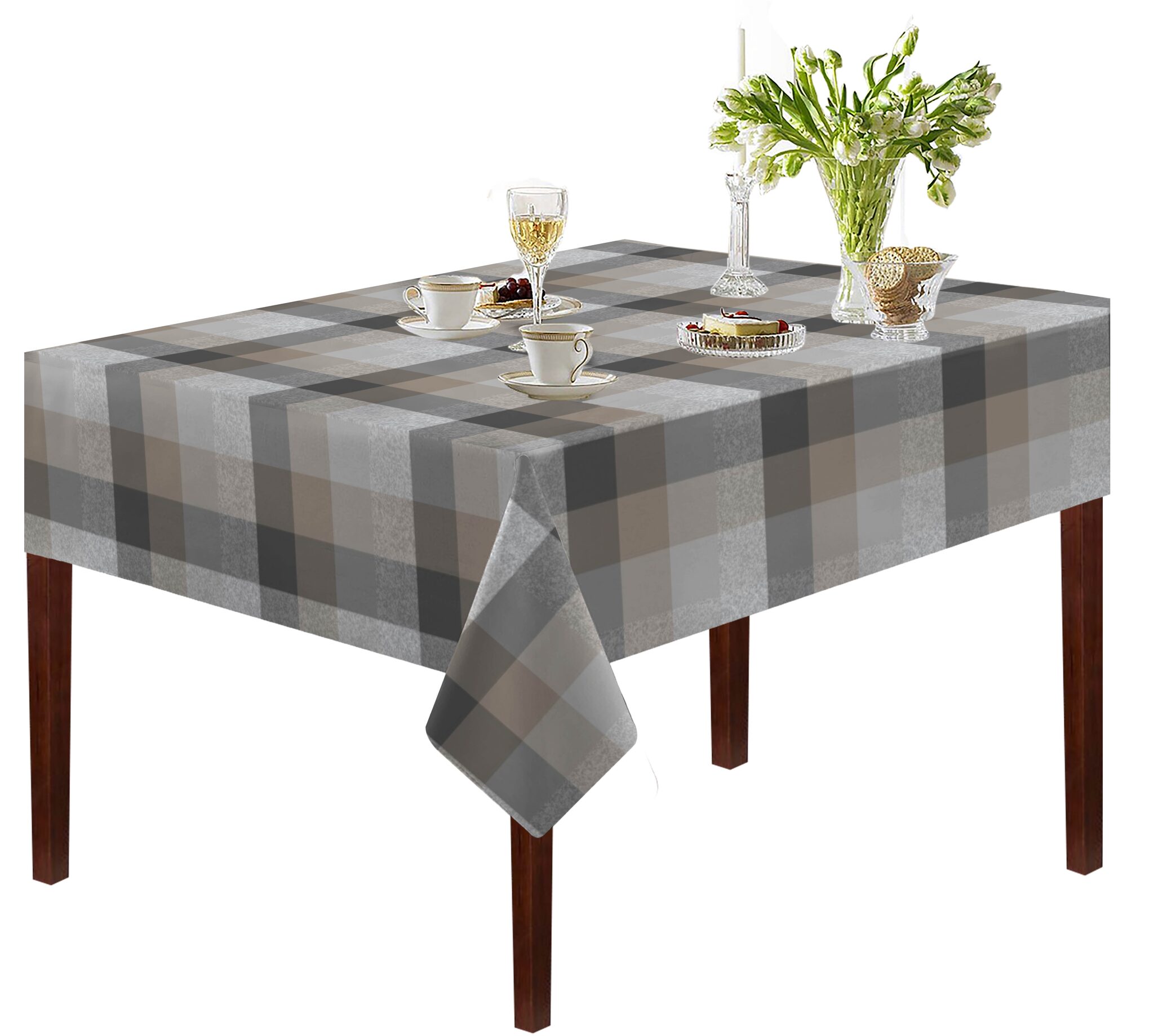 

Oasis Home Cotton YD Table Cloth -Checkered-2 Seater