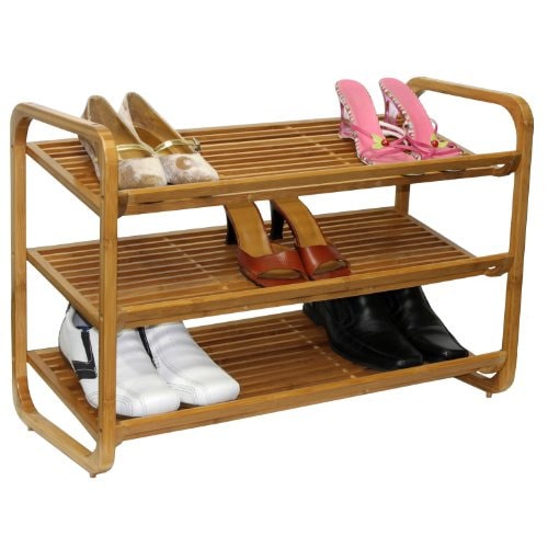 

Oceanstar 3-Tier Bamboo Shoe Rack