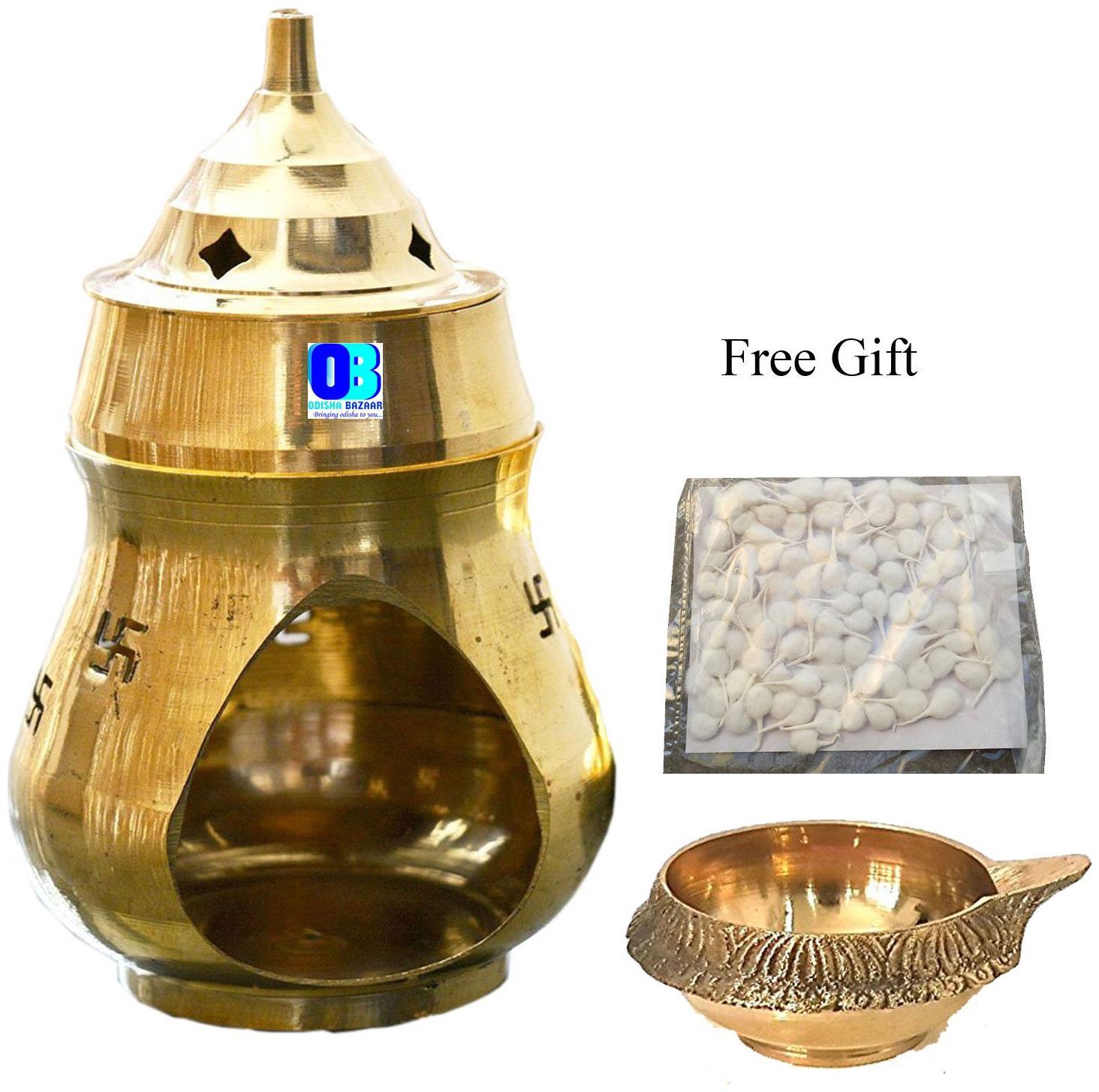 

Odishabazaar Metal Golden Air diffuser