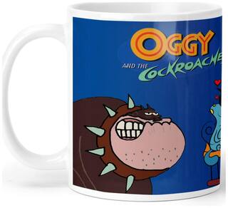Oggy and the Cockroaches Cartoon Coffee Mug for Friends/Birthday Gifts for Kids/Return Gifts by Ashvah-Mug-2060