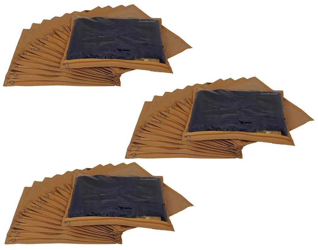 

OmneityHuckster Multipurpose Non Woven Single Saree Cover Pack of 36 (Beige)