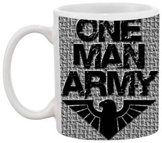 One Man Army Ceramic Coffee Mug by AshvahTM Mug-1888