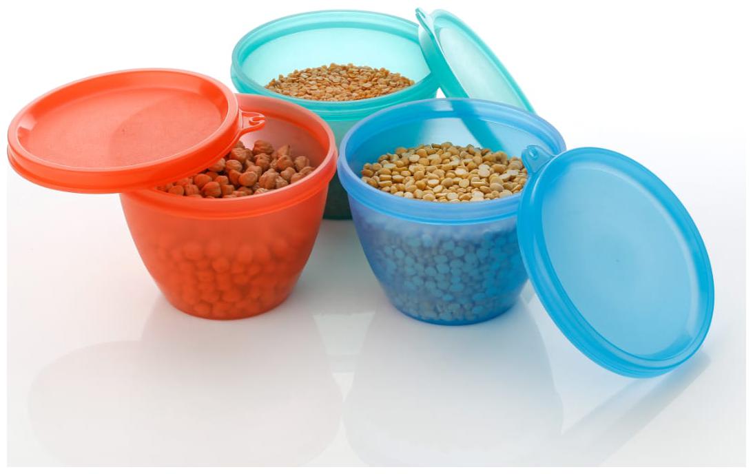

ONE8D 300 ml Multi Plastic Container Set - Set of 3