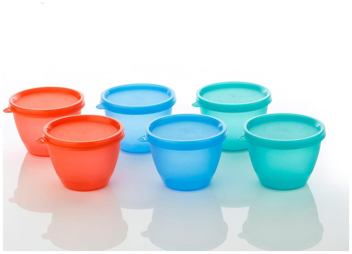 

ONE8D 300 ml Multi Plastic Container Set - Set of 6
