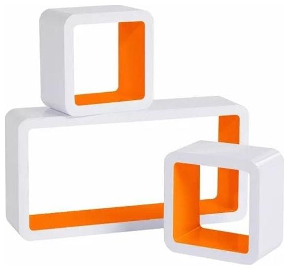 

Onlineshoppee MDF Artesania Grande Cube Floating Wall Shelves Set of 3