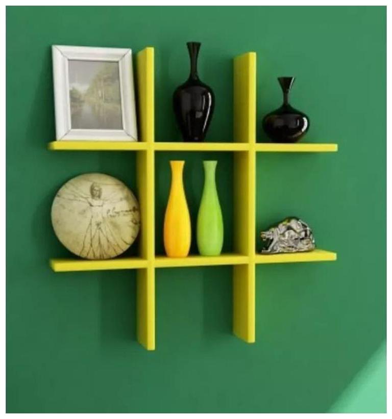 

Onlineshoppee Wooden Wall decor Rack Shelf Size-15x4x15 inch