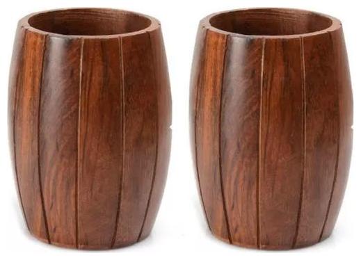 

Onlineshoppee Wood Brown Utensil holders ( Set of 2 )
