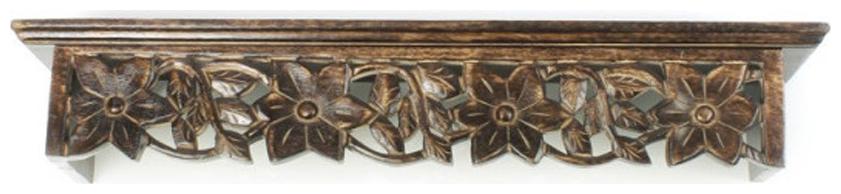 

Onlineshoppee Large Solid Wood Wall Shelf