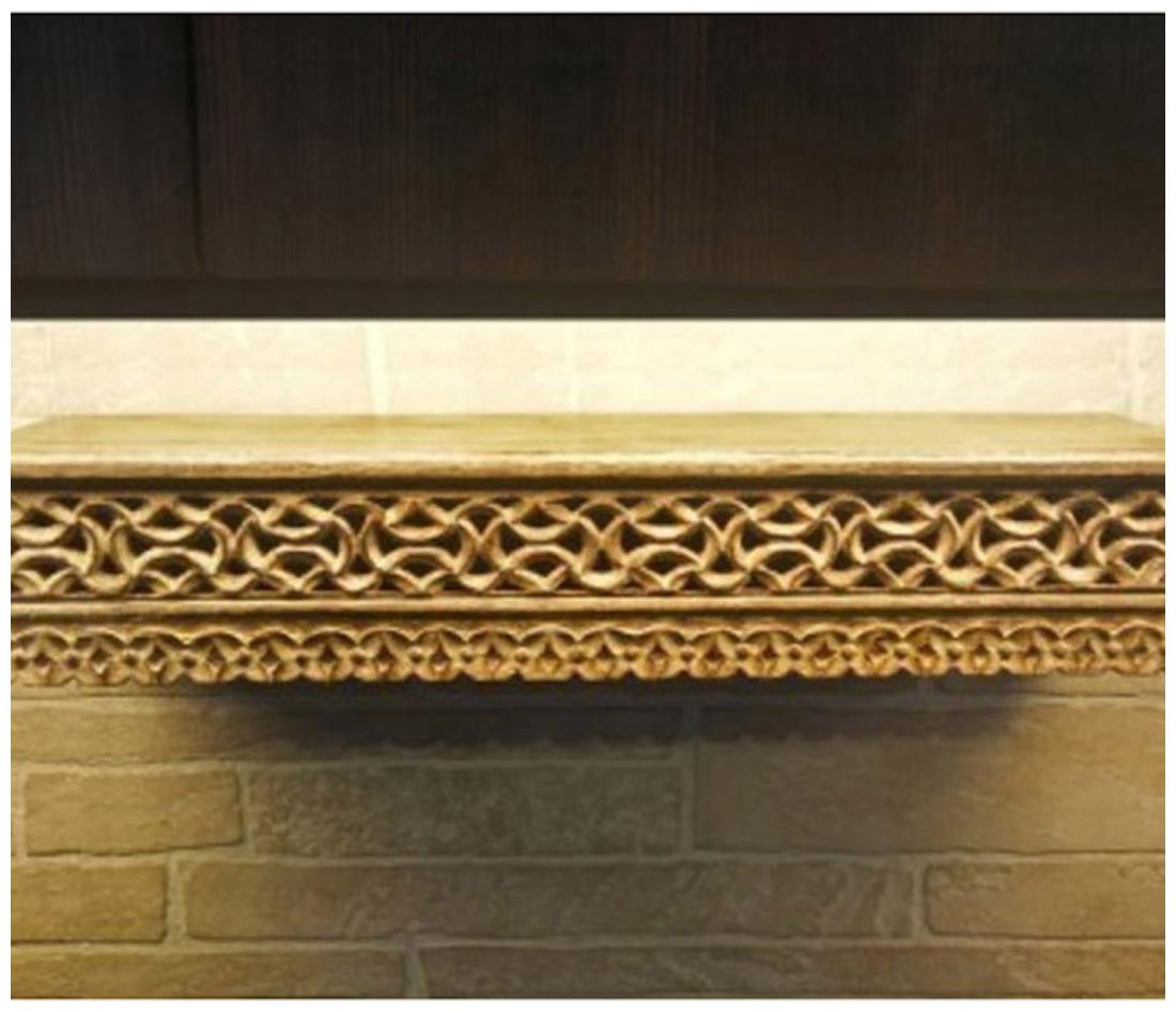 

Onlineshoppee Beautiful Wooden Decorative Wall Shelf