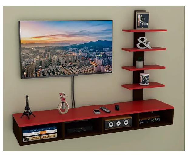 

Onlineshoppee Big Tilfizyun Entertainment Unit Table with Set Top Box Stand