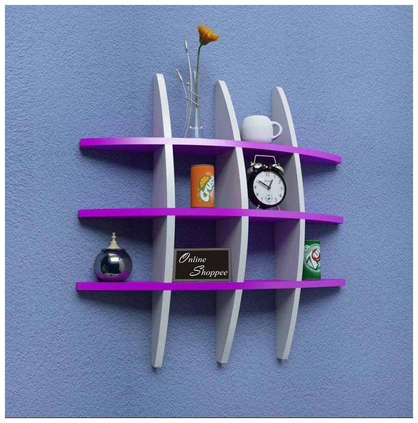 

Onlineshoppee Big Tier MDF Wall Shelves