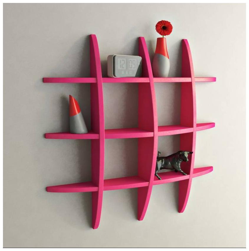 

Onlineshoppee Big Tier MDF Wall Shelves