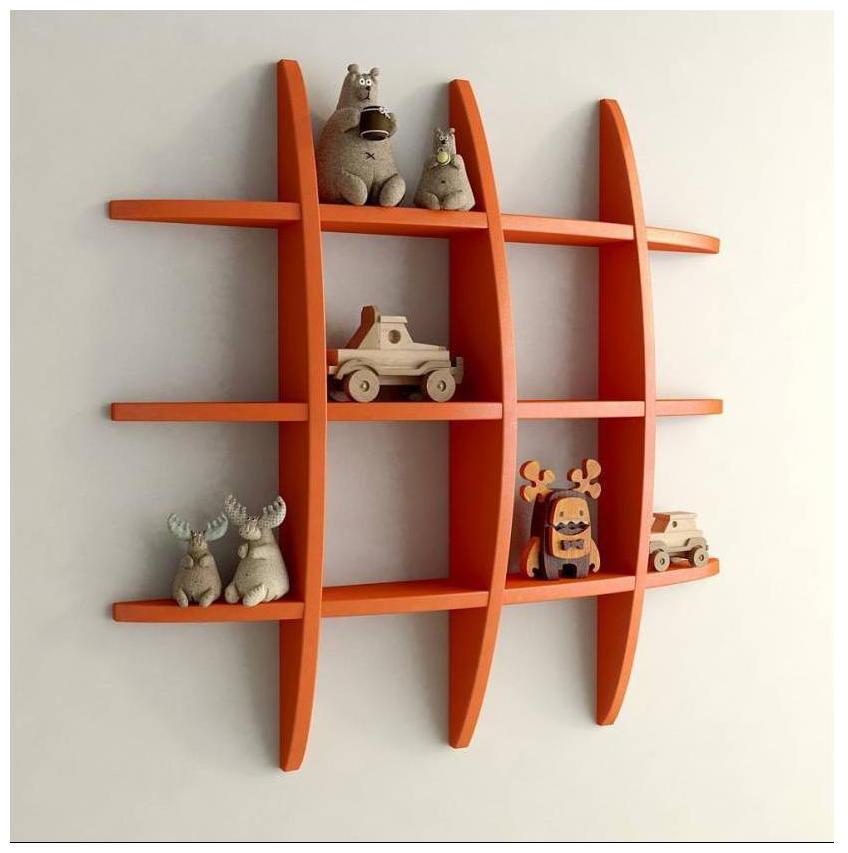 

Onlineshoppee Big Tier MDF Wall Shelves
