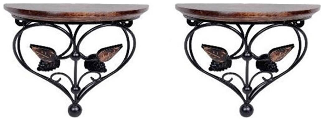 

Onlineshoppee Home Decor Wall Shelf Set Of 2