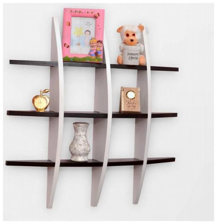 

Onlineshoppee Big Tier MDF Wall Shelves