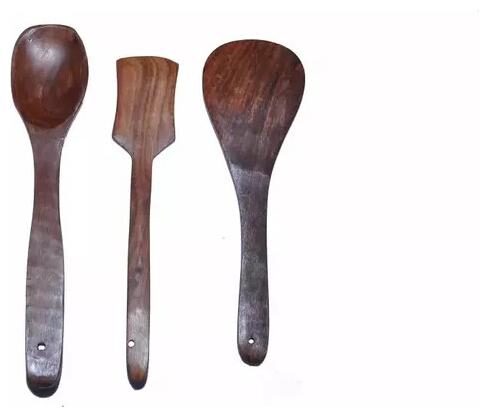 

Onlineshoppee Antique Wooden Handmade Cooking Spoon Set