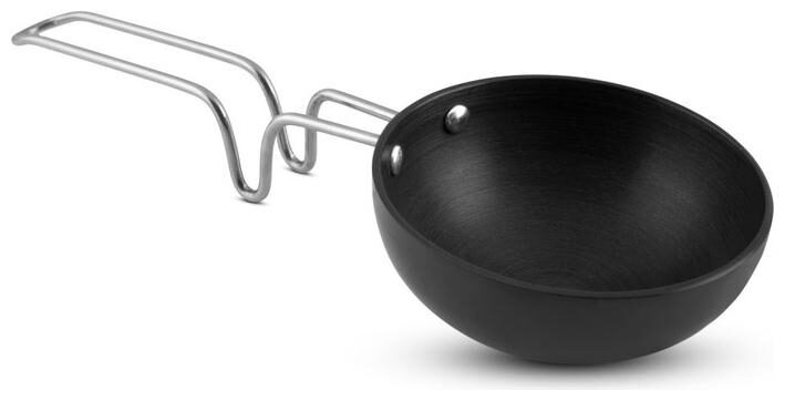 

Orange Aluminium Hard Anodized Tadka Pan Vagharia 3Mm