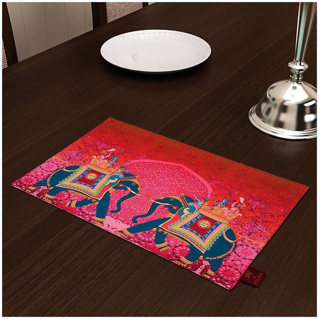 Orange High Definition Premium Set of 6 Table Mats
