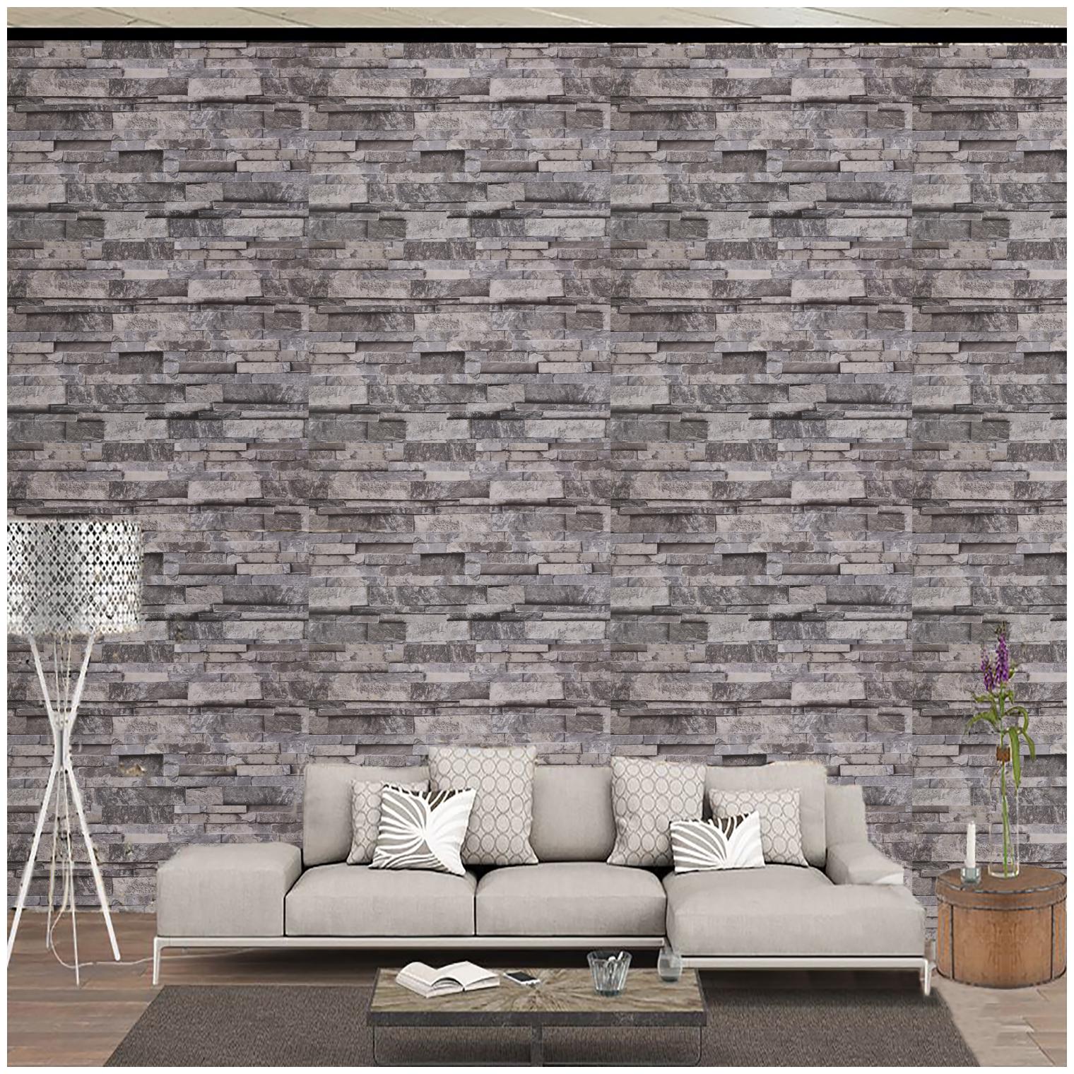 

Oren Empower akadeco 2606A Grey Shaded Bricks PVC Wallpapers