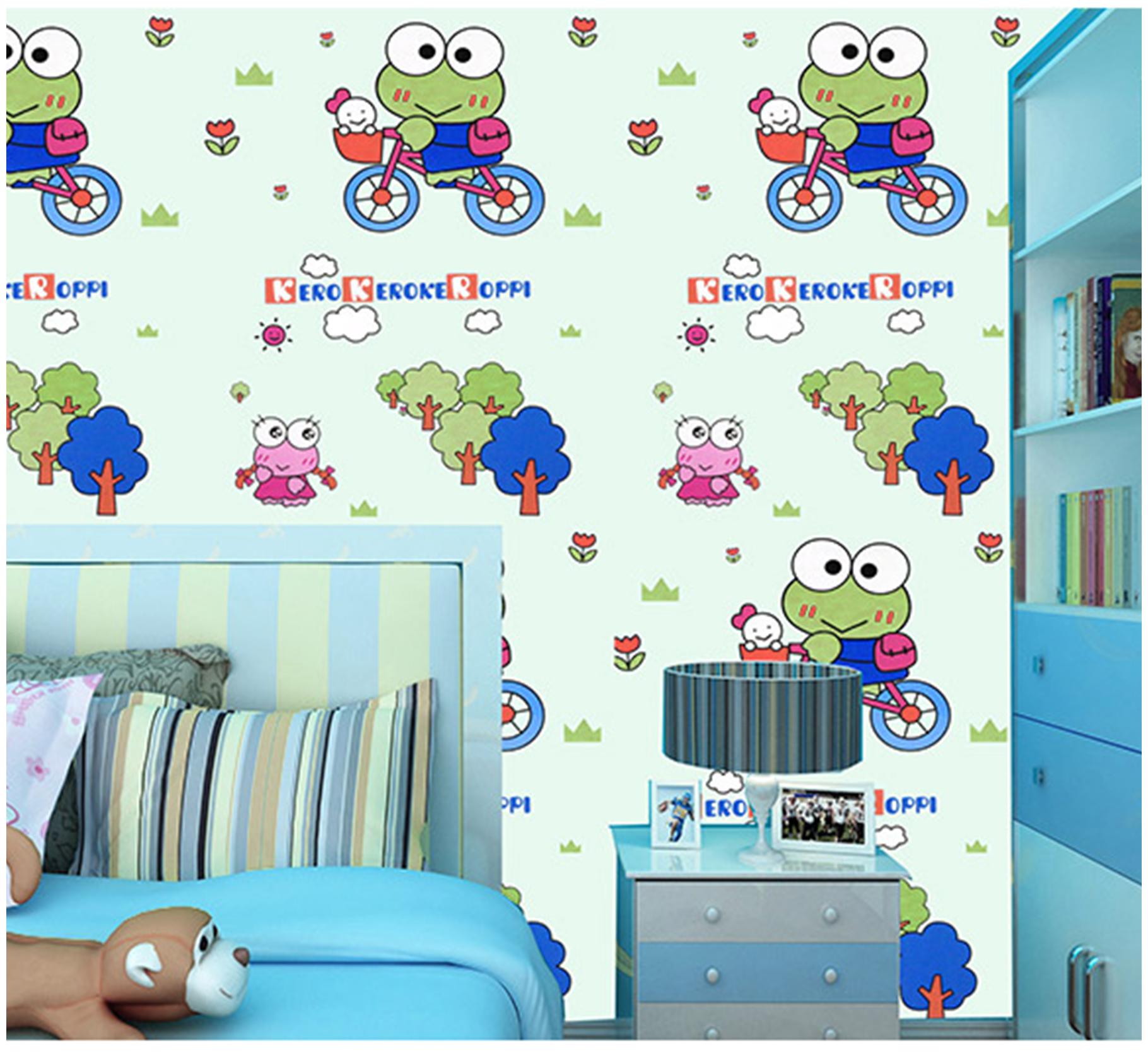 

Oren Empower HY9431 Super Cool Cartoon Characters PVC Vinyl Waterproof Wallpaper For Kids Room