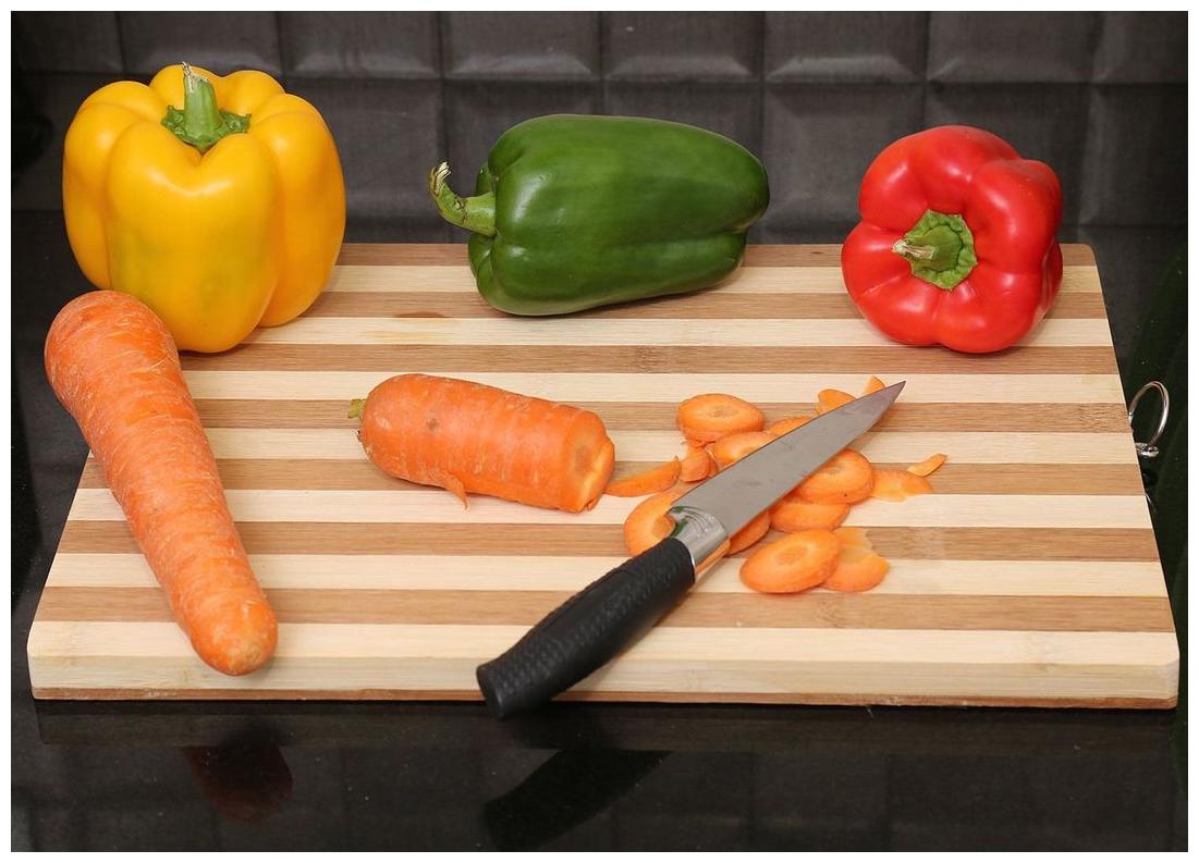 

Organic Bamboo Chopping Cutting Wooden Board Extra Large Thick Butcher Block for Bread Meat And Cheese
