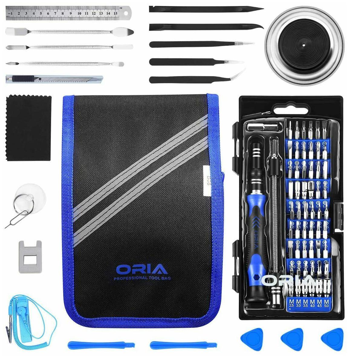 

ORIA Precision Screwdriver Set 80 in 1 with 56 Bits Screwdriver Kit Magnetic