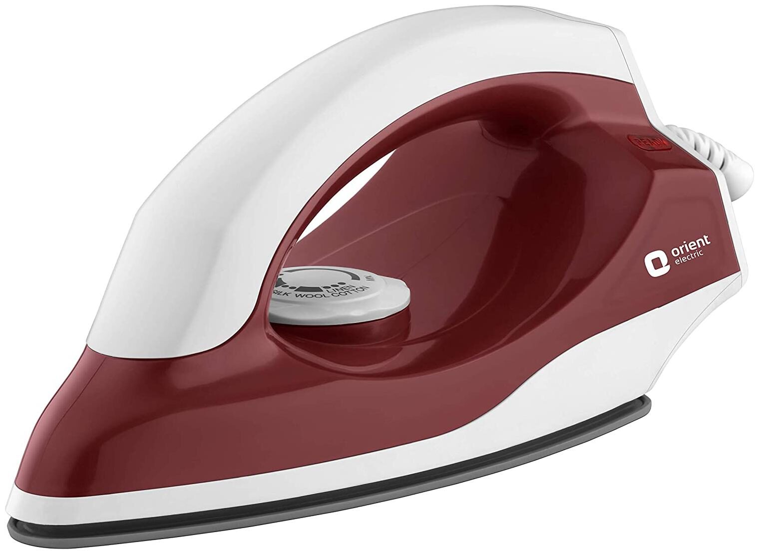 

Orient Electric Fabrisoft DIFS10MP 1000W Dry Iron (Maroon)