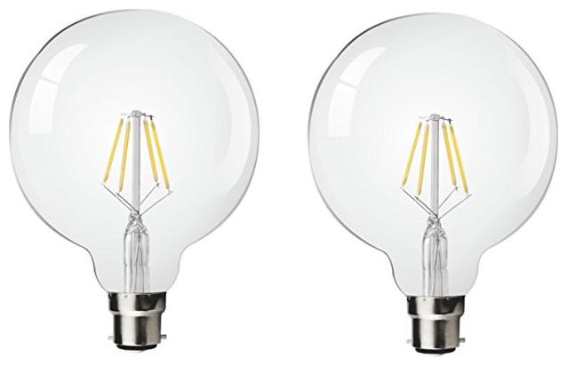 

Origin LED Filament Bulb-4W-G80-B22 Base-Warm White (2000k) 2-pcs Pack