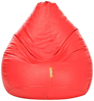 Orka Classic XXXL Filled Bean Bag - Red