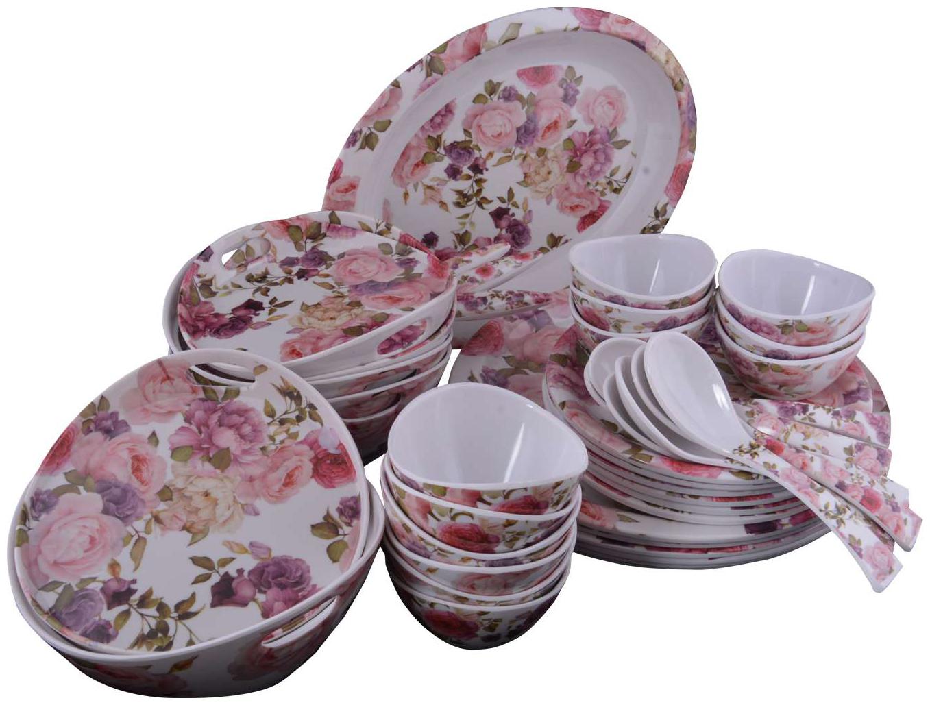 

OSG Paradisee Floraa Dinner Set - Set of 40 pieces By Gallery 99