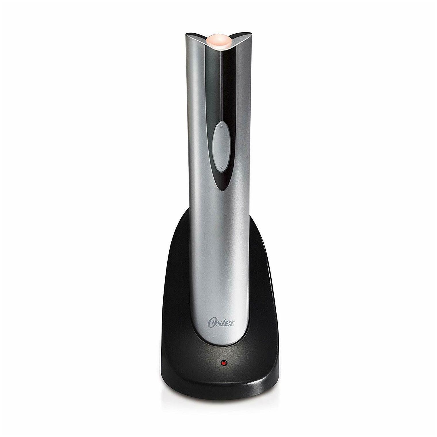 

Oster Cordless Electric Wine Bottle Opener with Foil Cutter FFP - FPSTBW8207-S-
