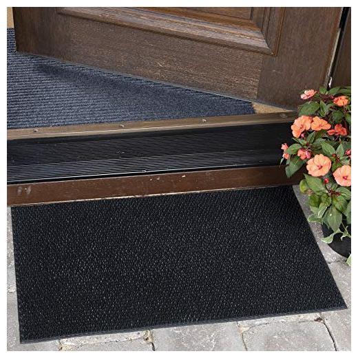 

Ottomanson Rubber Doormat 18 X30 Black