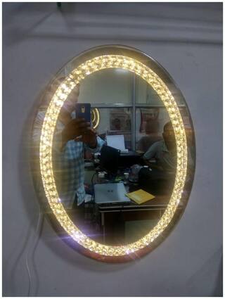 Buy Oval Shape Led Frameless Fancy Antique Decorative Wall Mirror 18 X 24 Online At Low Prices In India Paytmmall Com All of them are different, elegant and exclusive. oval shape led frameless fancy antique decorative wall mirror 18 x 24