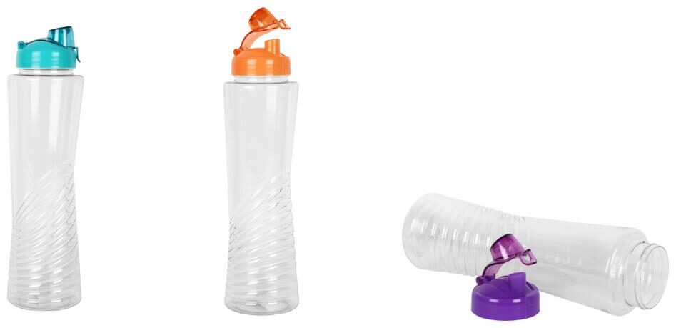 

OXARO Plastic Assorted Water Bottle ( 1000 ml Set of 3 )